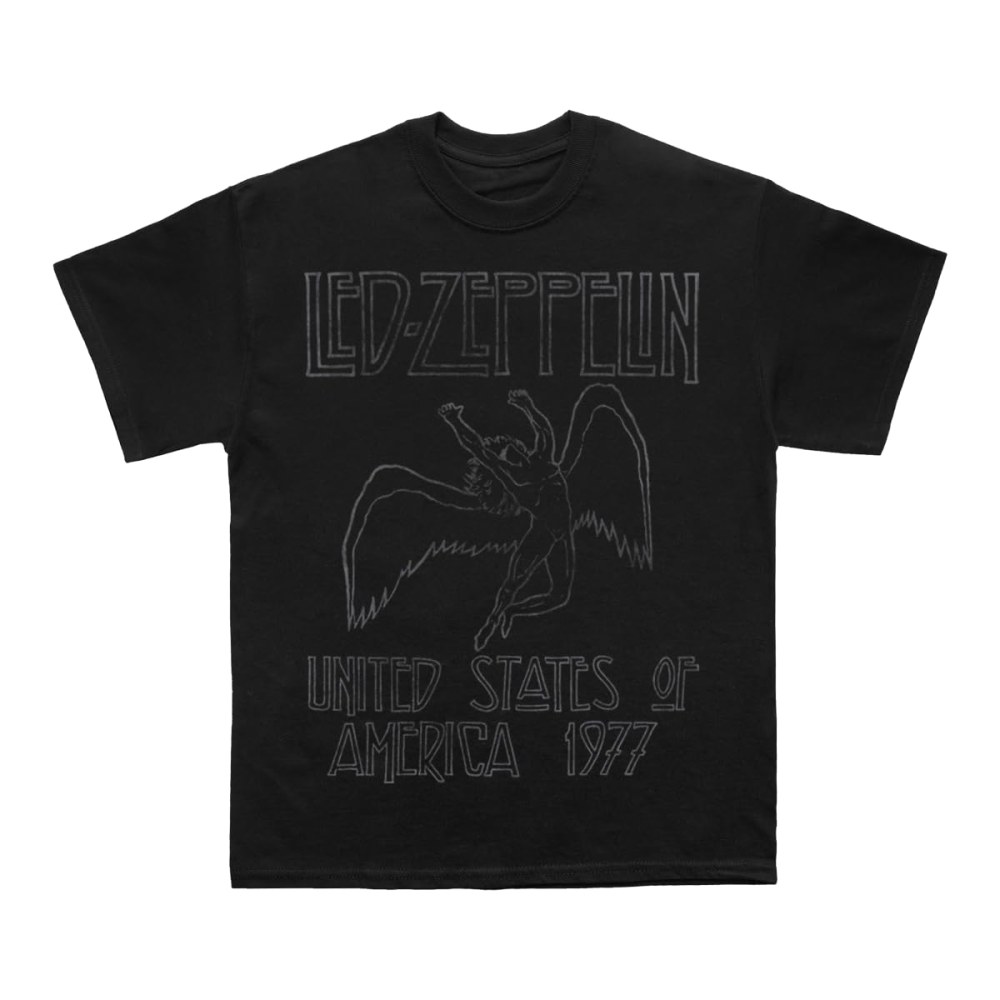 Led Zeppelin Swan Song Icarus label tee