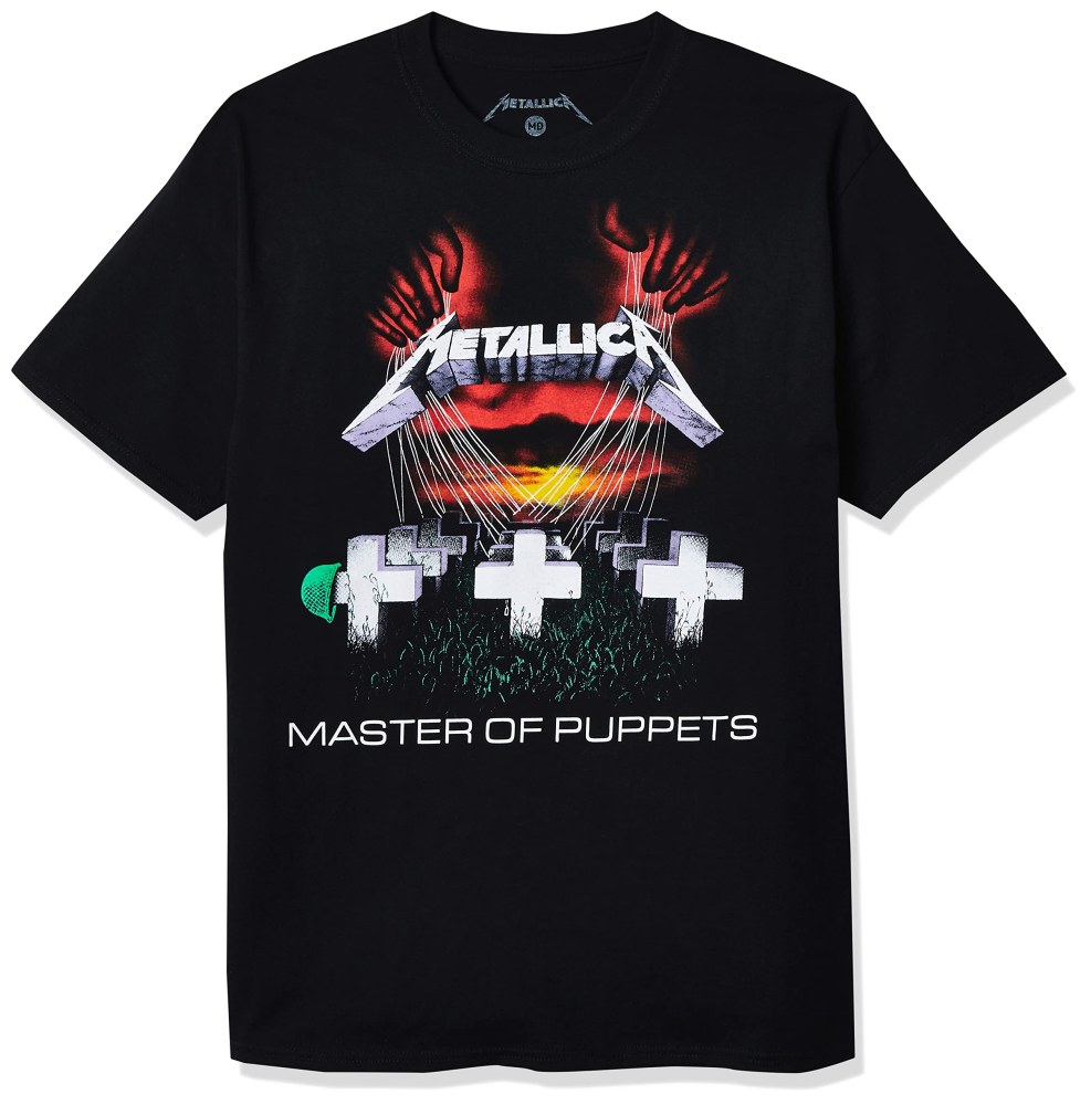 Metallica Master of Puppets cross graves tee