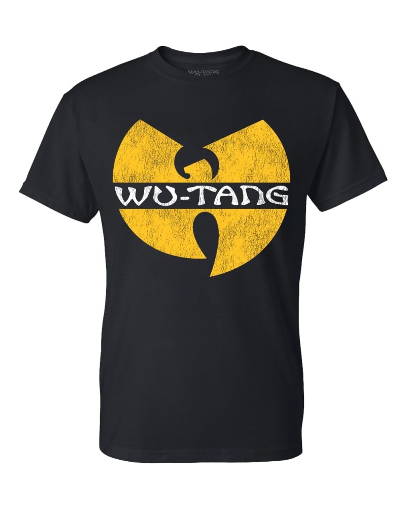 Wu-Tang Clan yellow bat logo tee