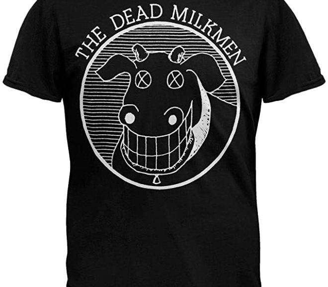 The Dead Milkmen – Cow Logo Black T-Shirt
