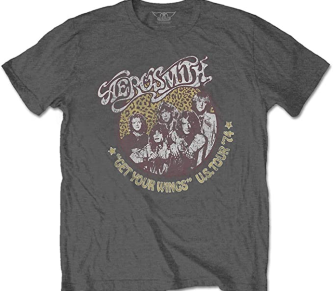 Aerosmith – Get Your Wings Cheetah Tour T-Shirt