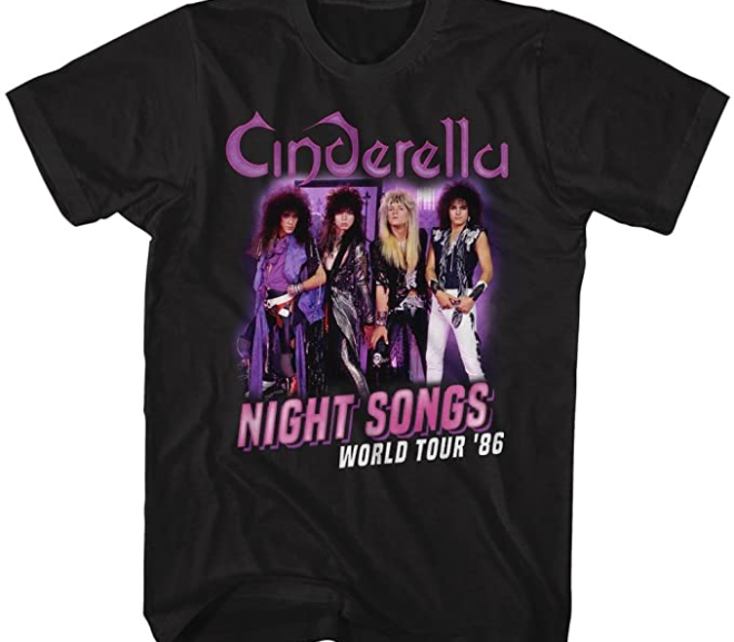Cinderella – Night Songs World Tour T-Shirt