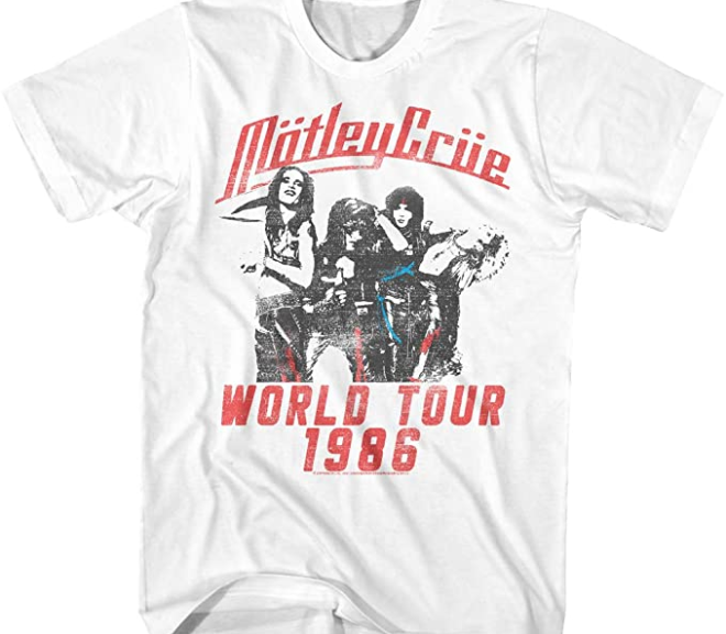 Motley Crue – World Tour 86′ T-Shirt