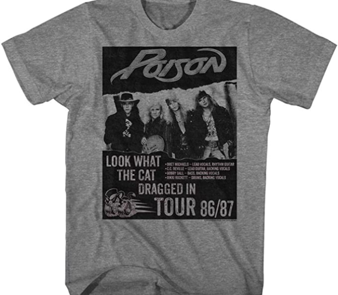 Poison – Look What Tour Cat Dragged In Tour T-Shirt