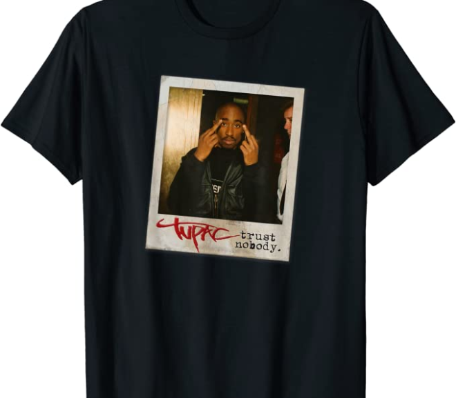Tupac Trust Nobody Photo T-Shirt