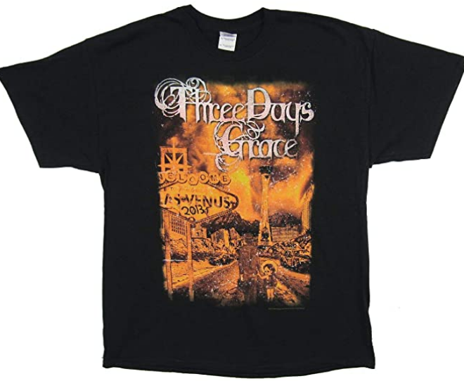 Three Days Grace – Las Venus 2013 Tour T-Shirt