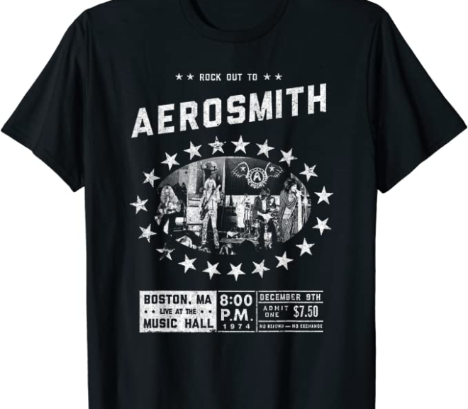 Aerosmith – Live at the Music Hall T-Shirt