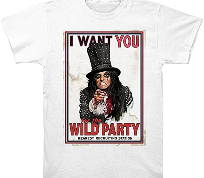 Alice Cooper – Uncle Alice White T-Shirt