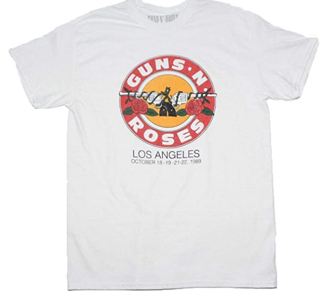 Guns N Roses – L.A. 1989 Bullet T-Shirt