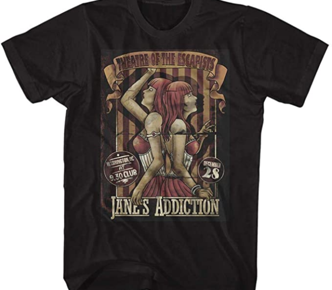 Jane’s Addiction – Theatre of the Escapists Concert T-Shirt