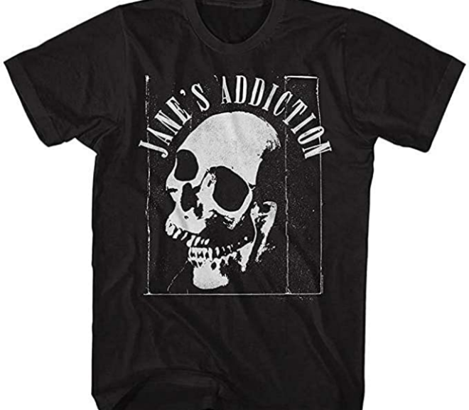 Jane’s Addiction – Alternative Rock Band Skull T-Shirt