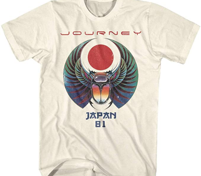 Journey – Scarab Beetle Japan 1981 Tour T-Shirt