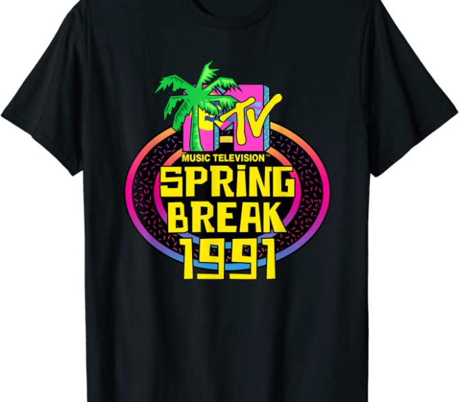 MTV Spring Break – 1991 Classic Logo T-Shirt