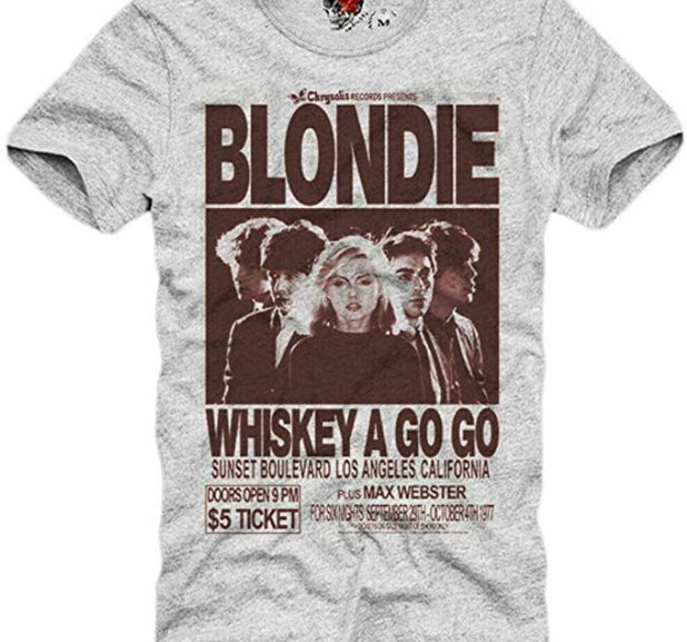 Blondie – Vintage Whiskey A-GO-GO Rock T-Shirt