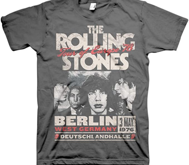 The Rolling Stones – Europe 76 Tour T-Shirt