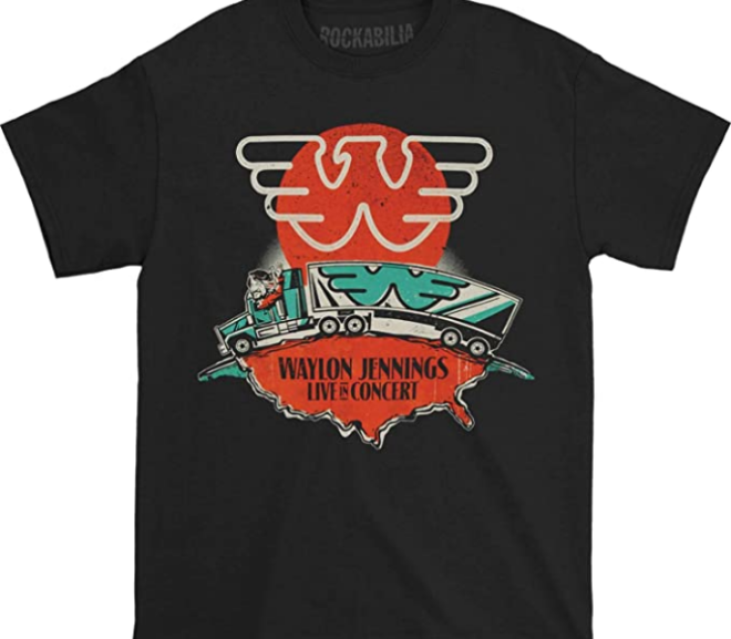 Waylon Jennings – Live in Concert T-Shirt
