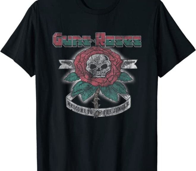 Guns N’ Roses – 87′ Welcome To The Jungle T-Shirt