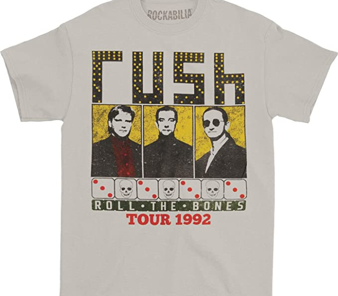 Rush – 92′ Roll The Bones Tour T-Shirt