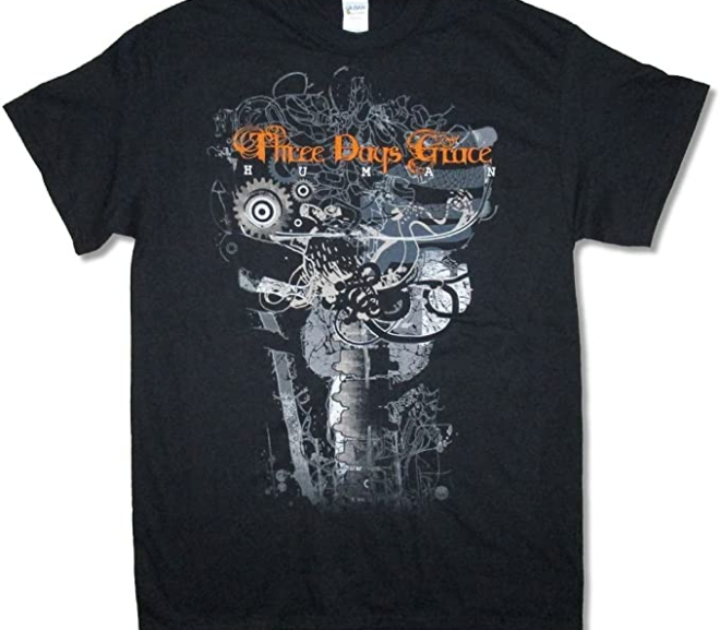 Three Days Grace – Human USA 2015 Tour T-Shirt
