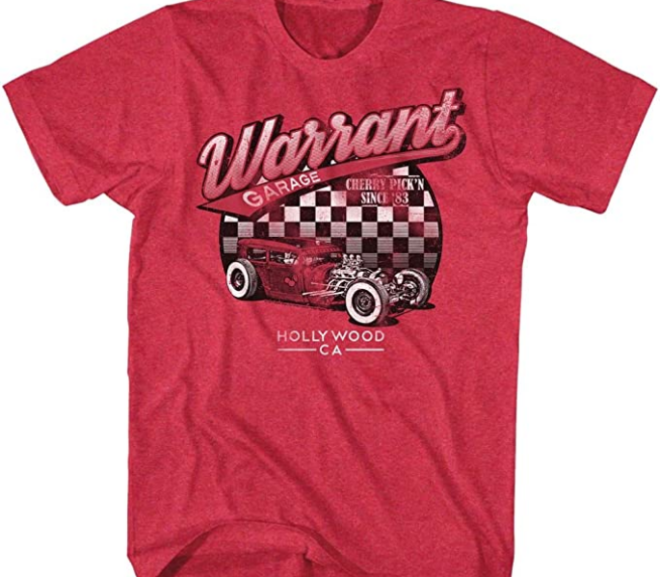 Warrant – Garage Cherry Pick’n Since 83′ T-Shirt