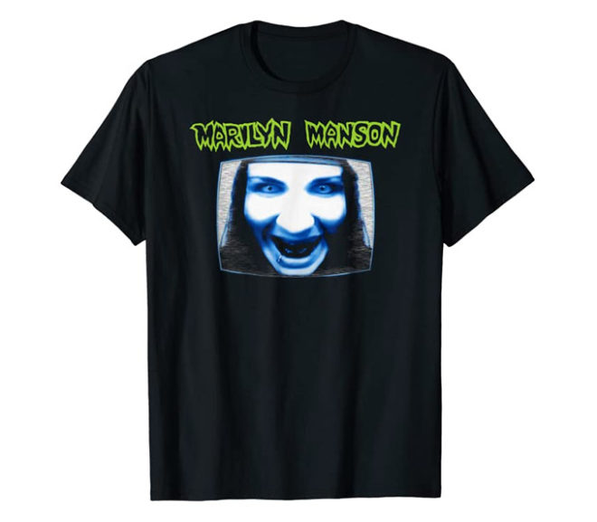 Marilyn Manson – TV with Logo T-Shirt